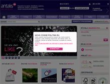 Tablet Screenshot of antalis.sk