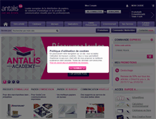 Tablet Screenshot of antalis.fr