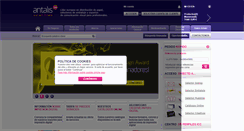 Desktop Screenshot of antalis.es