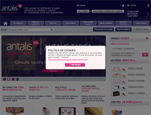 Tablet Screenshot of antalis.es