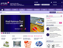 Tablet Screenshot of antalis.com.tr