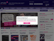 Tablet Screenshot of antalis.co.uk